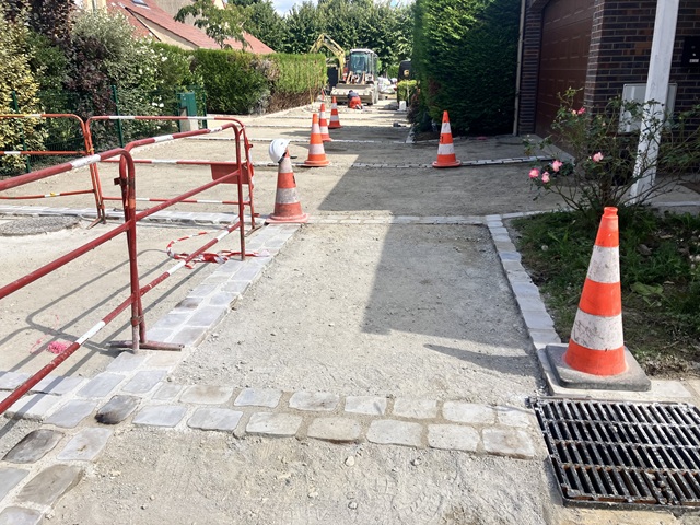Maintien des accès riverains pendant les travaux de voirie à Sucy En Brie (94)